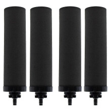 4PCS Water Filter Replacement compatible with BERKEY Black Activated Carbon BB9-2 Filters compatible with Gravity-Fed Water Filter System