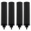 4PCS Water Filter Replacement compatible with BERKEY Black Activated Carbon BB9-2 Filters compatible with Gravity-Fed Water Filter System 1