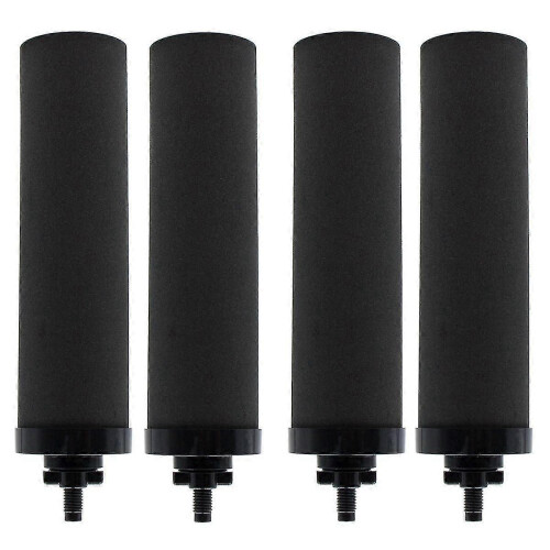 4PCS Water Filter Replacement compatible with BERKEY Black Activated Carbon BB9-2 Filters compatible with Gravity-Fed Water Filter System