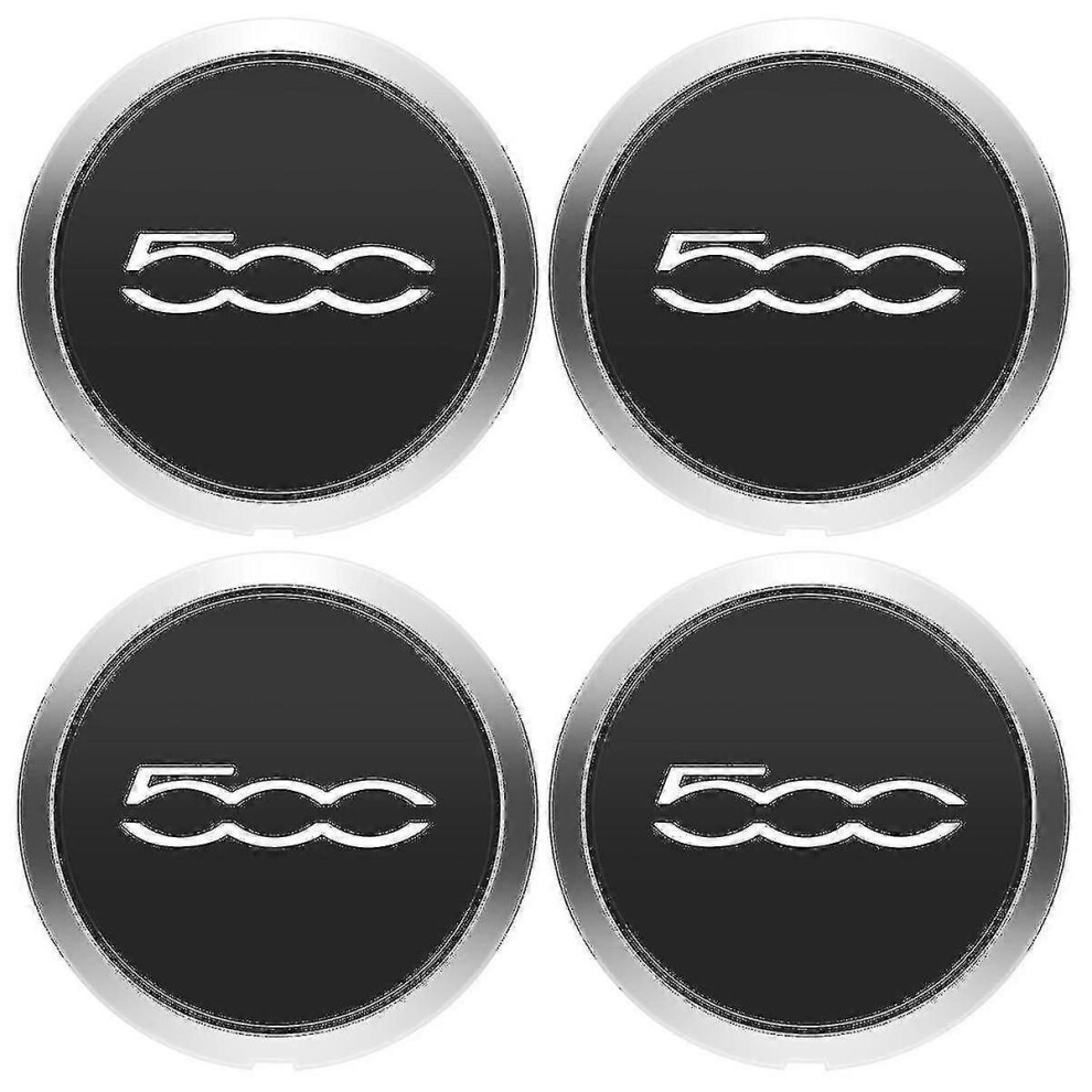 4Pcs 133Mm Hubcap Compatible With Fiat 500 Wheels Centre Hub Caps Set 68078419Ac 68078421Ac Dust Cover Sliver 51884863 3026206845013