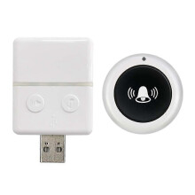 5V USB Plug and Play Draadloze Elektronische Deurbel Slimme Deurbel Ontvanger met Zender 150m Bereik 30 Muziekjes Intelligente Deurbel voor Thuis