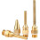 Copper Glue Gun Nozzle Kit, 4 Thread Diameter Interchangeable Copper Nozzles compatible with Hot Glue Gun Tools 1