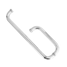 304 Stainless Steel Shower Door Handle Set 400mm 200mm Dual PushPull Design NonSlip Grip for Bathroom