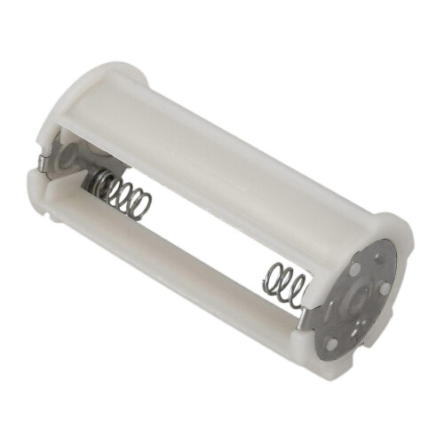 Serial Connection Cylindrical 3x 1.5V AA Battery Plastic Holder 5 Pcs 1