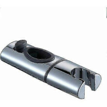 Supporto per soffione doccia in ABS cromato, morsetto per asta doccia, supporto per doccetta girevole a 360, compatibile con bagni ovali.