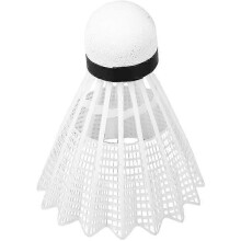 Cabeza de pelota de bádminton de corcho compuesto de buena resistencia (blanca), 6 piezas