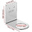 Wall Mounted Soap Dispenser With Hand Pump, Wall Hanging Bracket 2