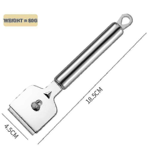 Multifunctional Glass Ceramic Hob Scraper Cleaning Tool With Blade Kitchen Tool1pcs-silver Niuniu 1