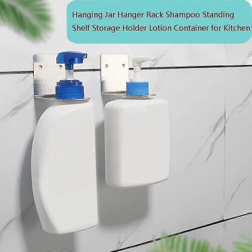 Wall Mounted Soap Dispenser With Hand Pump, Wall Hanging Bracket 2
