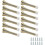 Set van 12 veerdeurstoppers - gepolijst messing 1