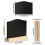 12Pack Mini Chalkboard Signs, Kitchen Notes Chalk Boards with Stands 10X7.2cm Small Blackboard Mess 2