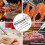 Kit d'injecteur de viande robuste en acier inoxydable 304 4
