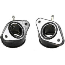 Conjunto de 2 mangas de admissão de ar do carburador compatíveis com Yamaha Virago XV400 500 535