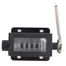 Mini-Zähler, mechanisch, manuell, Modell D67-F, 5-stellig, mit mechanischem Reset, zurücksetzbar