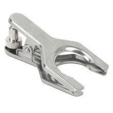 Kugelgelenk-Klemmklemme aus Edelstahl, Kugelgelenk-Klemmhalter, Klemme, Laborwerkzeug, 35#, 31 mm Öffnungsdurchmesser