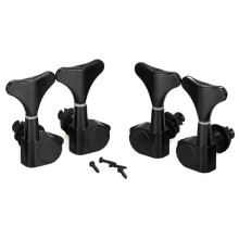 2+2 verzegelde stemmechanieken voor basgitaar, 2R2L stemmechanieken, compatibel met Precision Bass en Jazz Bass.