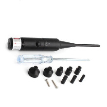 Bore Sighter Kit mit Tragebox, verstellbares universelles Jagdwerkzeug, leichtes, verschleißfestes Boresight-Set