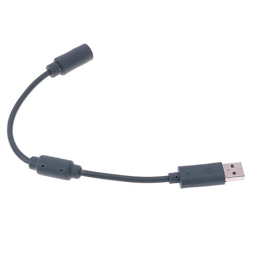 Cavo adattatore USB per controller cablato, compatibile con Xbox 360, colore grigio, lunghezza 23 cm. 1