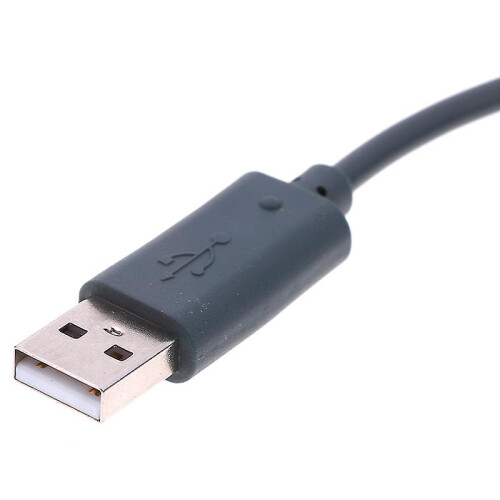 Cavo adattatore USB per controller cablato, compatibile con Xbox 360, colore grigio, lunghezza 23 cm. 2