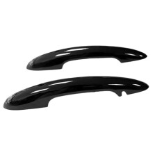 Capa de maçaneta de porta preta brilhante com sensor para Mini Cooper F54 F55 F56 F57 F60 (2 peças)