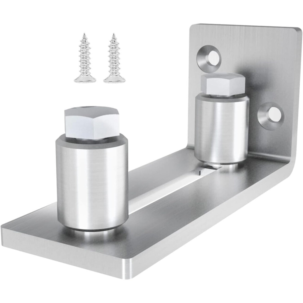 Adjustable Wall Mounted Barn Door Floor Guide, Stainless Steel Sliding Hardware For Smooth Silent Glide 9351714622356