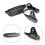 2X -85 Μαύρο ηχείο 6 οπών με υποδοχή Active Power Strap End-Pin Jack συμβατό με ακουστική κιθάρα 5