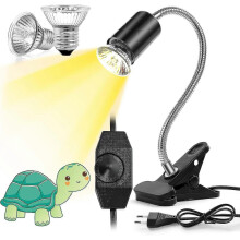 Tortoise Heat Lamp, Heat Spot Lamp compatible with Aquarium Reptile With 2 Pieces E27 50 W Reptile Terrarium Lamp Uva Uvb Infrared Lamp