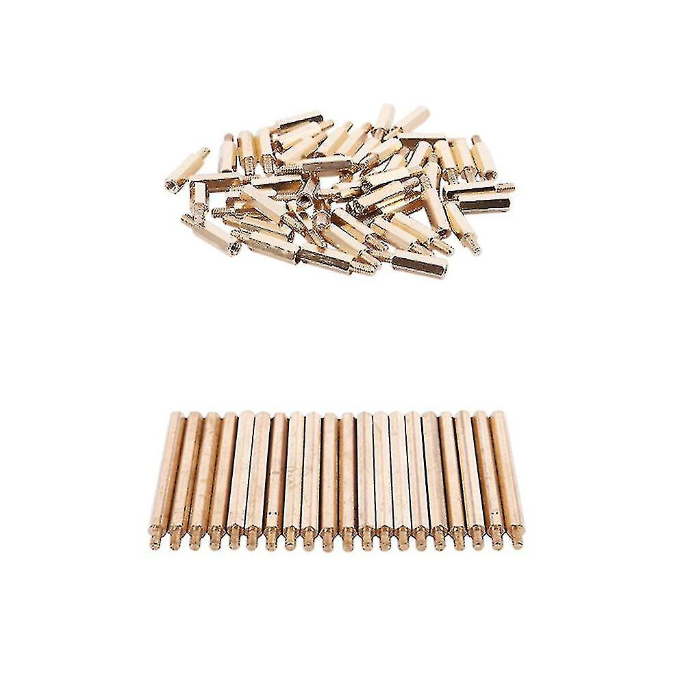 20 Pcs M3 3Mm Male Female Brass Hex Standoff Pcb Spacer Pillar 50Mm 3517052222399