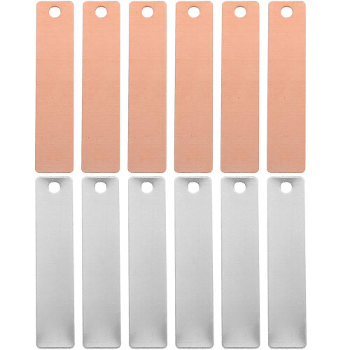 1 Set Zinc Copper Anode Sheet Metal Electrode Sheet compatible with Fruit Battery Science Experiment
