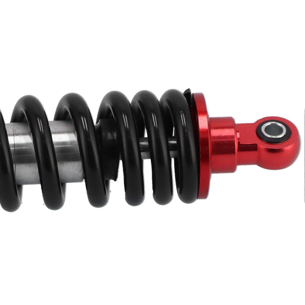 11.4In Universal Shock Absorber Rear Suspension Adjustable Damping Compatible With Motorbike Atv Go Karts Black/Red 3352770320145