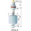 2 Pcs Pp Float Switch compatible with M10 Water Pump Tank Level Sensor With Cable C 5