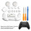 Replacement Kit compatible with Xbox Series X Controller Lb Rb Bumpers Trigger Buttons Guide Button With Screwdriver 5