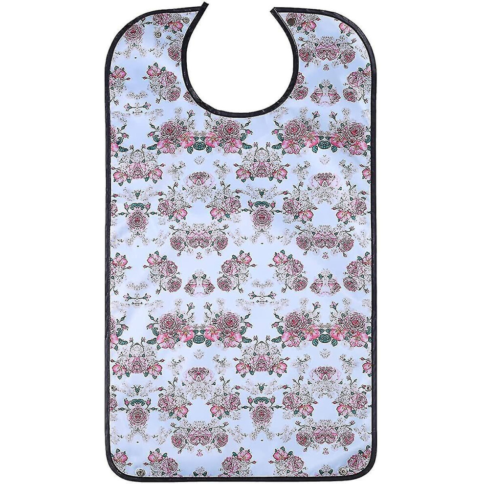 Adult Bib compatible with Eating, Machine Washable Adjustable And Waterproof Clothing