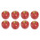 8 Large Artificial Red Apples-Decorative Fruit 1