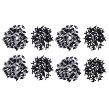 Kit de irrigação de jardim com 200 peças (100 pares) de gotejadores de atomização ajustáveis e conexões em T para atomização.