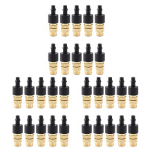 Conjunto de 30 bicos de pulverização ajustáveis compatíveis com aspersores de latão para jardinagem e irrigação.