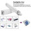 9w Uv Lamp U-shaped compatible with Nail Dryer 4 Pcs 2