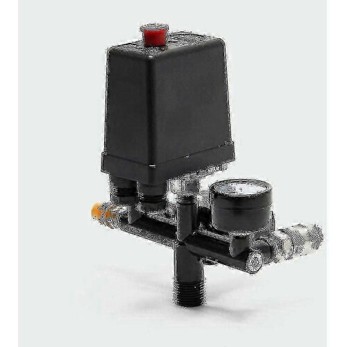 Régulateur de pression 2024 avec pressostat compatible avec compresseur. Pressostat à 2 affichages. 2