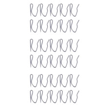 30Pcs Curtain Drapery Pin Hooks - Silvery