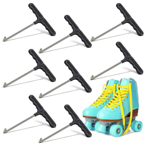 8 pezzi di strumento per stringere i lacci dei pattini da ghiaccio, compatibile con pattini e trampolino. 1