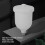 Spray Gun Cup Replacement Pot 600ml compatible with Devilbiss Gti / Tekna Pro Pri Flg 3