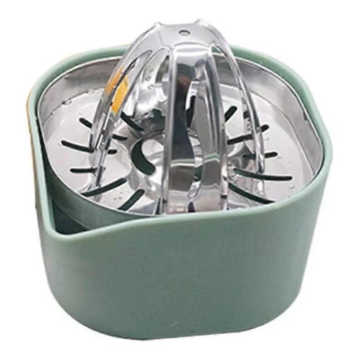 Stainless Steel Manual Juicer & Egg Separator - Multifunction Kitchen Tool compatible with Fruit Pressing and Egg White Separation 1