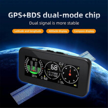 Display HUD per auto, inclinometro, bussola, tachimetro, GPS, allarme di superamento velocità, misuratore di pendenza digitale, ricambi auto
