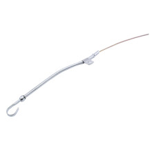 Tubo di livello dell'olio motore compatibile con motori SB 260 289 302 347 351W dal 1965 al 1987, in acciaio cromato.