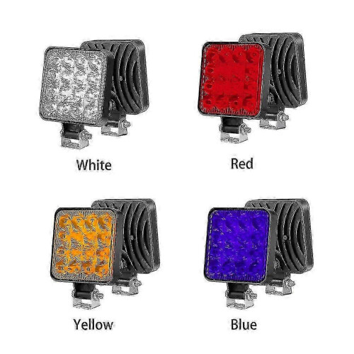 Φως εργασίας Off Road 6500k IP65 αδιάβροχο 12V αυτοκινήτου/φορτηγού Universal 48W τετράγωνο LED 1