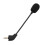Microfone flexível com plugue de 3,5 mm, omnidirecional e destacável, ideal para jogos e compatível com o headset com fio HyperX Cloud. 1
