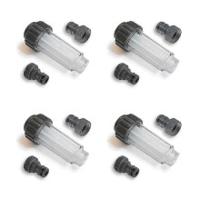 Wasserfilter, Vorfilter, Wasserfilterset kompatibel mit Hochdruckreinigerpumpe, Gartenbewässerung