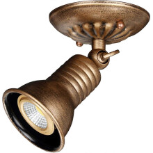 Applique murale industrielle vintage rétro LED, plafonnier réglable en métal, ampoule encastrée E27, 5 W, lumière blanche