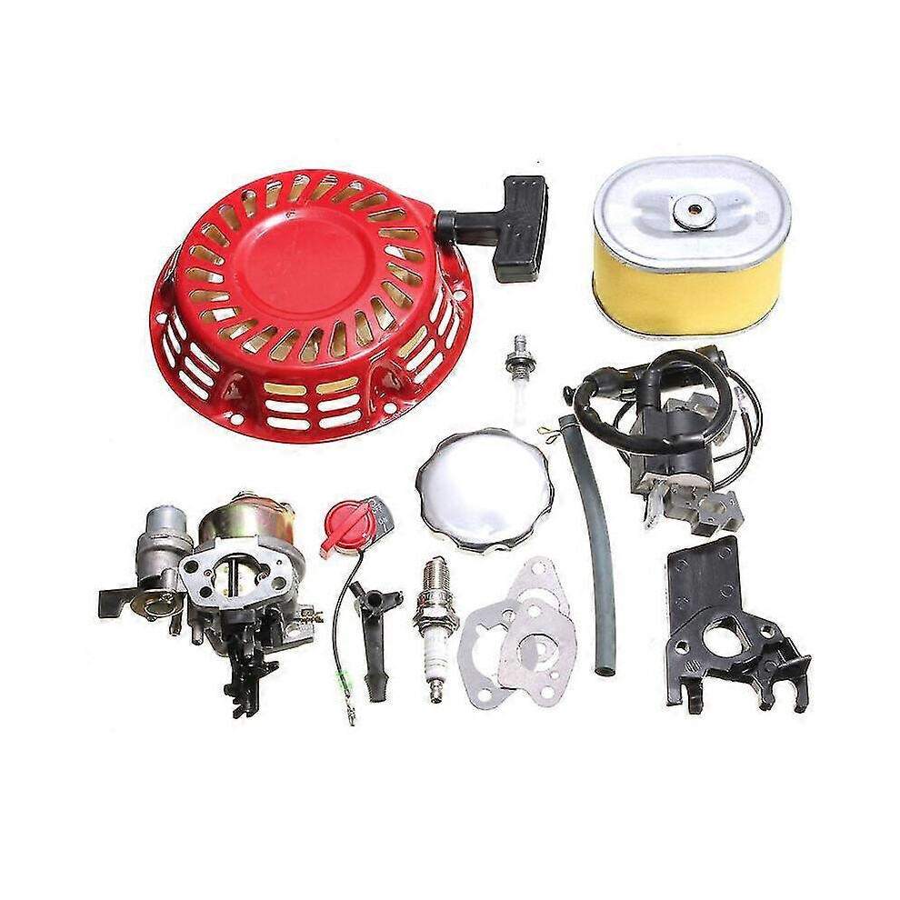 Honda Gx160 Gx200 Engine Kit - Carburetor, Recoil, Ignition Coil, Spark Plug, Air Filter Set 3195076087622