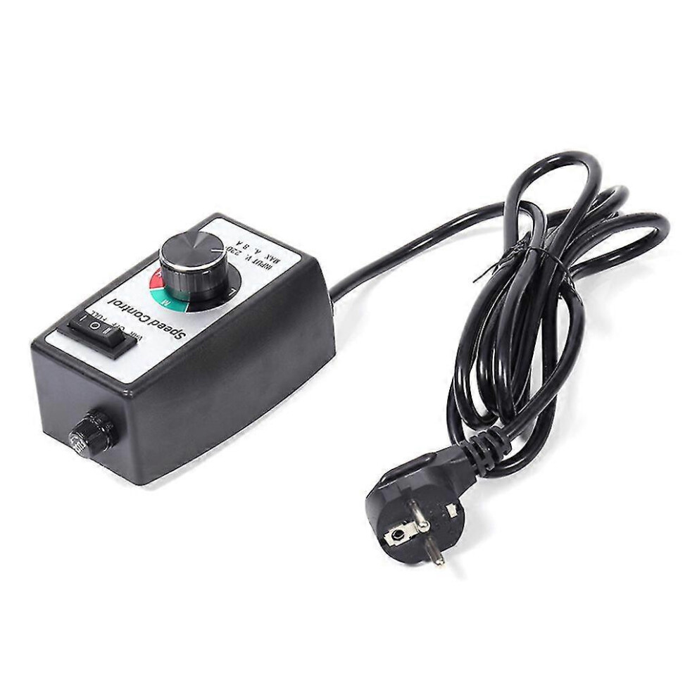 Eu Plug 230V Stepless Motor Speed Controller Fan Governor Switch Dimmer Adjuster Best Gift 3397033642640